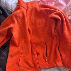 Columbia Kids Bright Orange Fleece Jacket